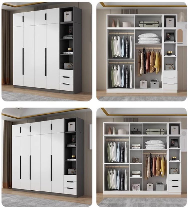 tủ áo trẻ em gỗ công nghiệp