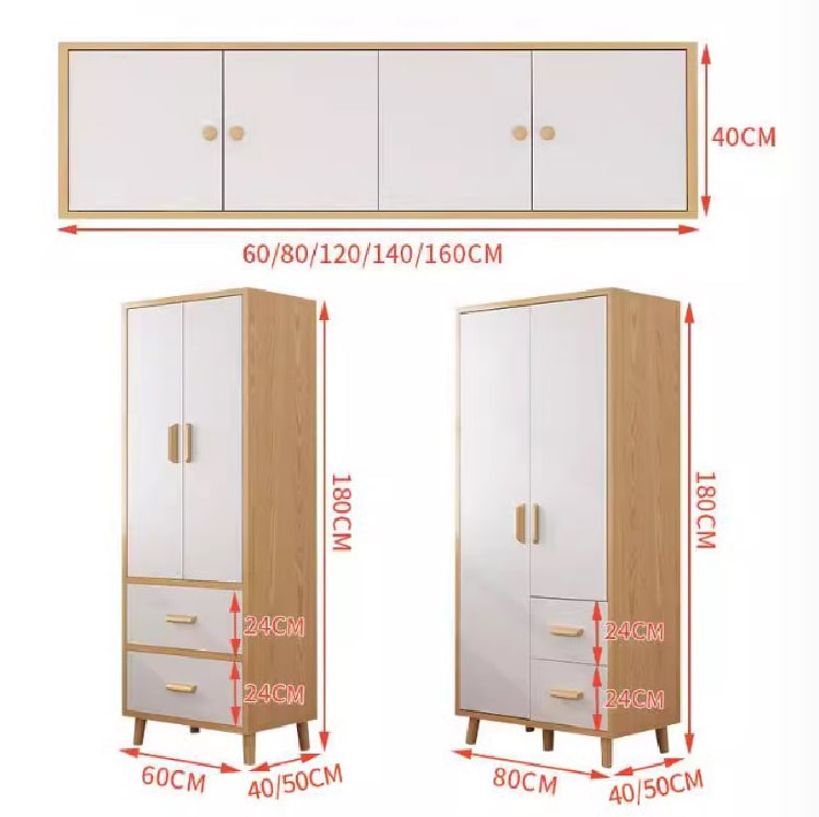Tủ áo trẻ em gỗ công nghiệp