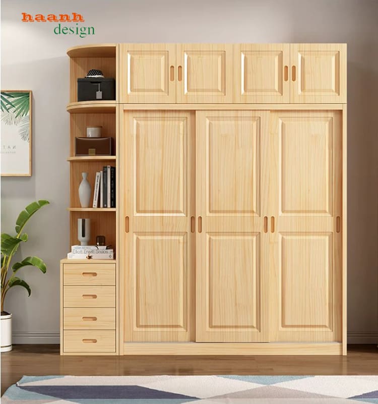TQA 006 - cấu hình nhiều cánh và kệ bên Phương án nhiều cánh của tủ TQA 006 với kệ bên