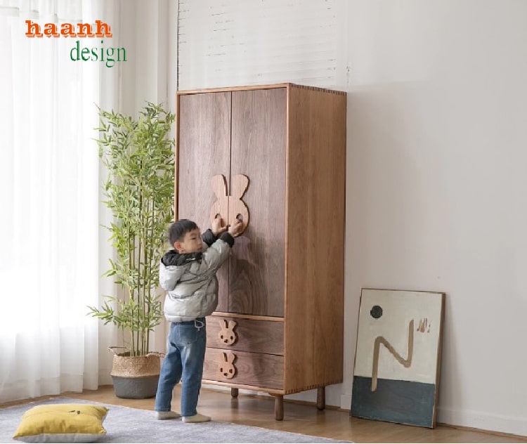 Tủ quần áo cho bé hiện đại