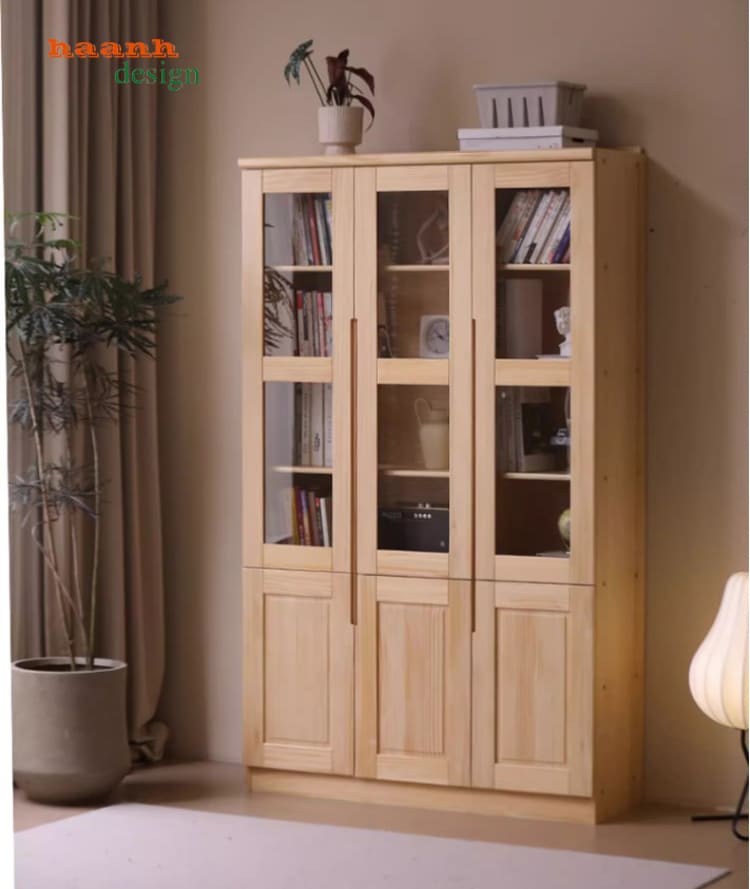 mẫu tủ sách gỗ đẹp cho phòng làm việc gia đình