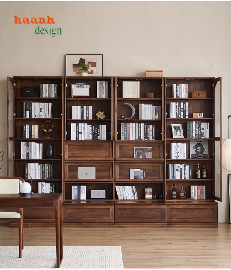 giá sách gỗ tự nhiên