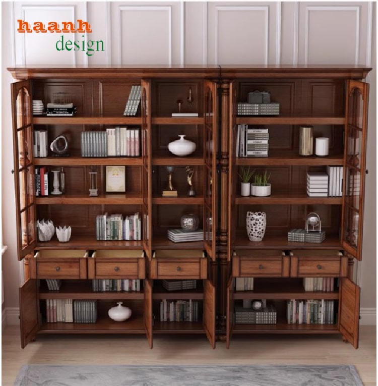 Tủ sách gỗ