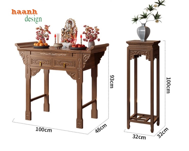 tủ thờ gia tiên đẹp chuẩn phong thủy cho gia đình
