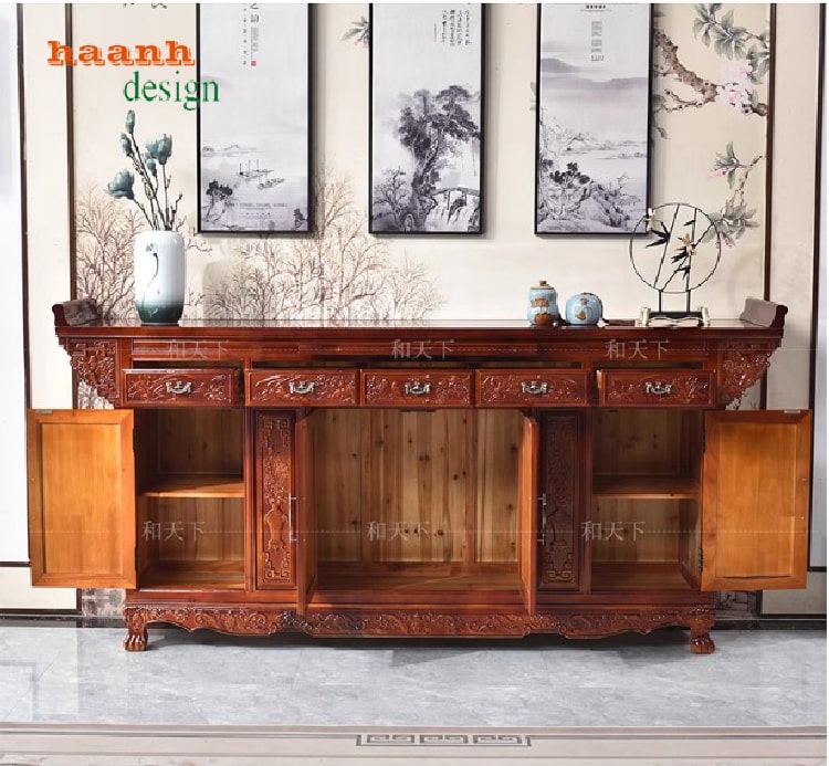 Tủ thờ gia đình nhỏ gọn dành cho căn hộ chung cư