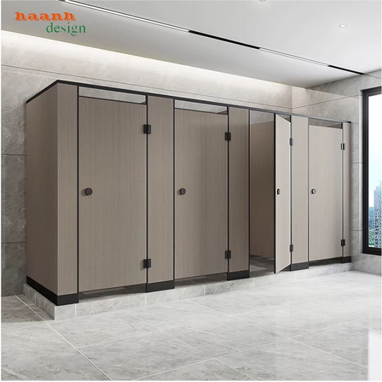 Tấm compact HPL sử dụng cho vách ngăn vệ sinh compact