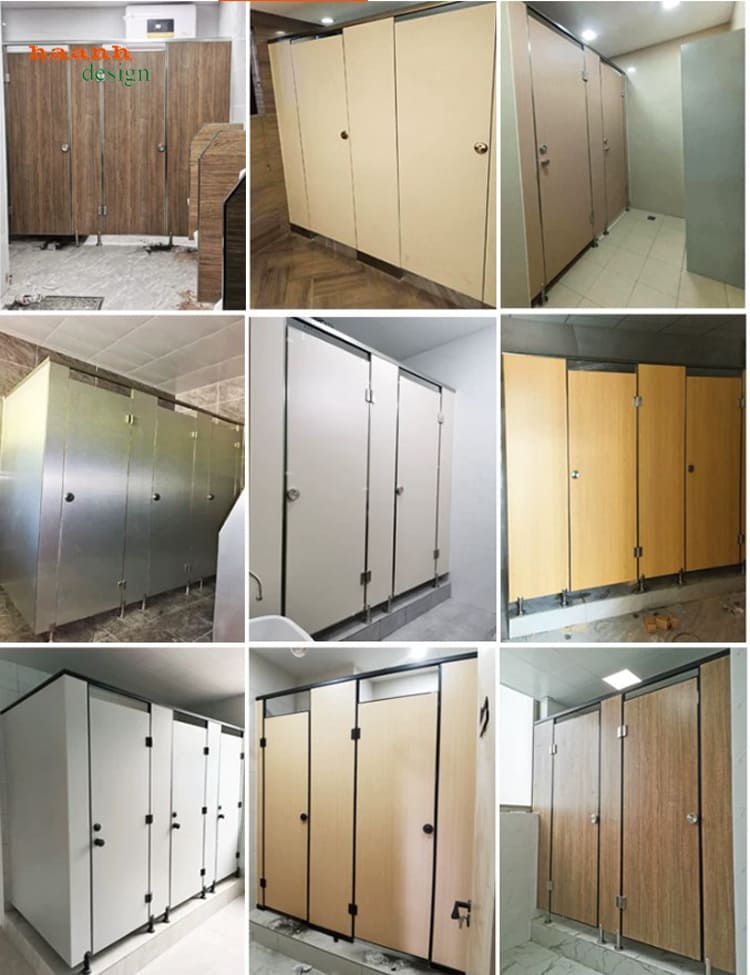 Thi công vách ngăn vệ sinh compact chuyên nghiệp