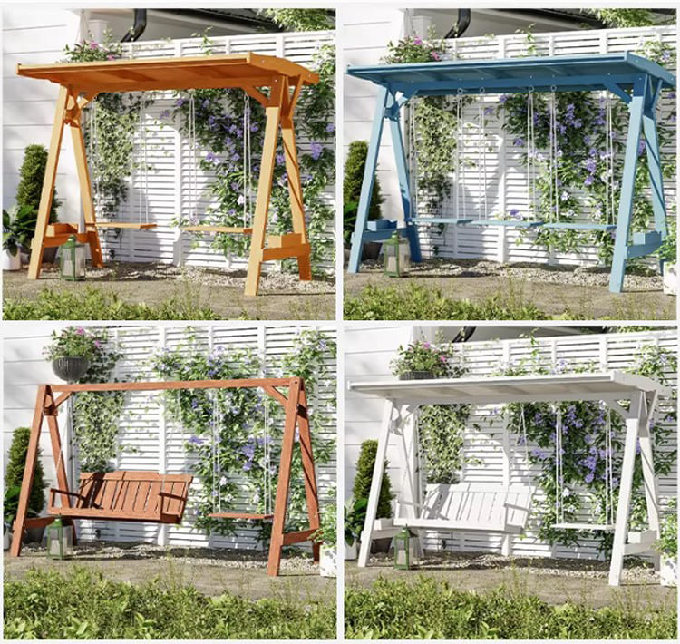 ghế xích đu gỗ đẹp
