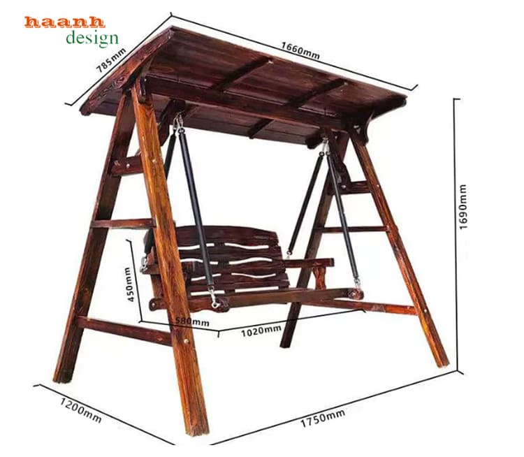 xích đu gỗ đẹp