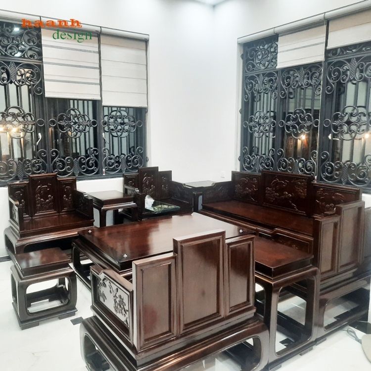 Bàn ghế gỗ óc chó